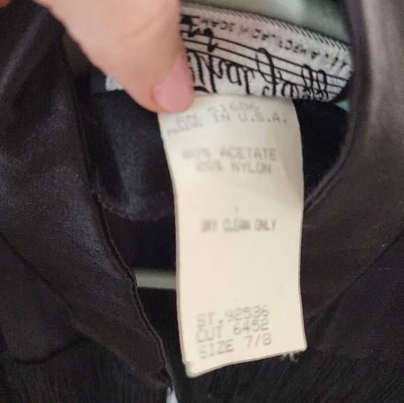 Vintage All That Jazz Black Fringe Jacket - Picture 5 of 5